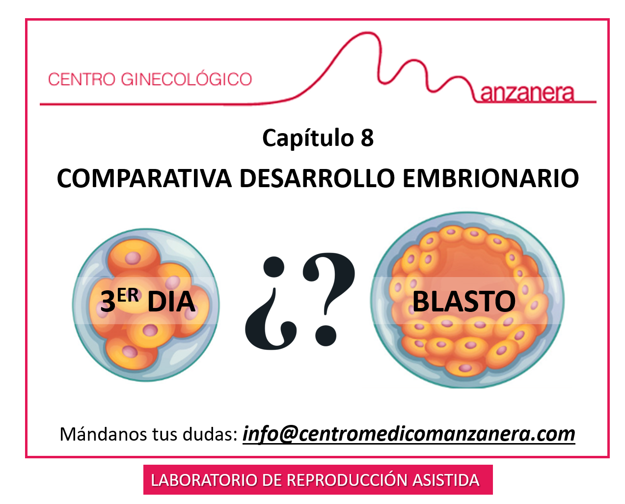 CAPITULO 8. COMPARATIVA DEL EMBRIÓN EN 3er  O 5º DÍA (BLASTO) EN LOS TRATAMIENTOS DE FERTILIDAD (FIV-ICSI)